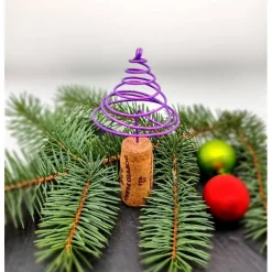 Tannenbaum Aludraht Weinkorken Sektkorken Upcycling
