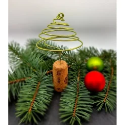 Tannenbaum Aludraht Weinkorken Sektkorken Upcycling