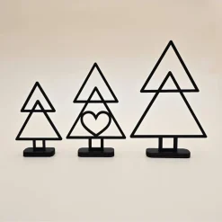 Tannenbaum aus Holz Line Art minimalistisches Design moderner abstrakter Weihnachtsbaum Weihnachtsdeko Weihnachten deko