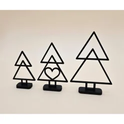 Tannenbaum aus Holz Line Art minimalistisches Design moderner abstrakter Weihnachtsbaum Weihnachtsdeko Weihnachten deko