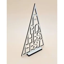 Tannenbaum aus Holz Line Art Christbaum moderner abstrakter Weihnachtsbaum Weihnachtsdeko Weihnachtsgeschenk  Dekoration