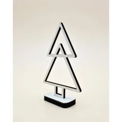 Tannenbaum aus Holz Line Art minimalistisches Design moderner abstrakter Weihnachtsbaum Weihnachtsdeko Weihnachten deko