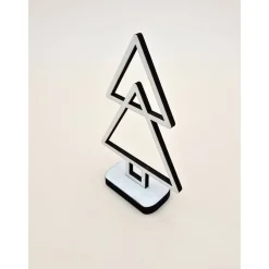 Tannenbaum aus Holz Line Art minimalistisches Design moderner abstrakter Weihnachtsbaum Weihnachtsdeko Weihnachten deko