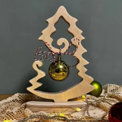 Tannenbaum aus Holz zum Aufstellen Weihnachtsbaum Weihnachsdeko