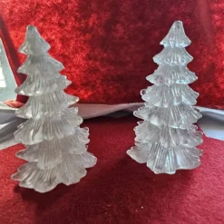 Tannenbaum Epoxidharz Silber Glitzer