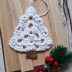 Tannenbaum gehäkelt ~ Weihnachtsbäume ~ Baumschmuck Weihnachten ~ Geschenkanhänger ~ Deko