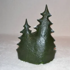Tannenbaum mit singenden Mäusen aus Keramik.