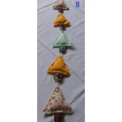 Tannenbaumgirlande – Advents- und Weihnachtsdeko für Tür, Fenster & Wand aus Baumwolle