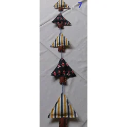 Tannenbaumgirlande – Advents- und Weihnachtsdeko für Tür, Fenster & Wand aus Baumwolle