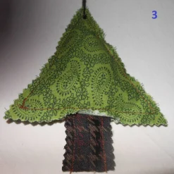 Tannenbaumgirlande – Weihnachtsdeko für Tür, Fenster & Wand, 5 Bäume, ca 85-90cm