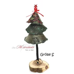 Tannenbäumchen Stoffbaum tannengrün – Handgemachte Deko in 3 Größen