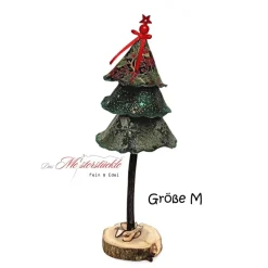 Tannenbäumchen Stoffbaum tannengrün – Handgemachte Deko in 3 Größen