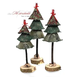 Tannenbäumchen Stoffbaum tannengrün – Handgemachte Deko in 3 Größen