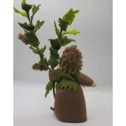 Tannenzapfen Kind - Blumenkind - Jahreszeitentisch - Waldorf Art - Tannenbaum -Herbst Dekoration - Art.Nr. HE11