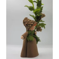 Tannenzapfen Kind - Blumenkind - Jahreszeitentisch - Waldorf Art - Tannenbaum -Herbst Dekoration - Art.Nr. HE11