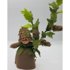 Tannenzapfen Kind - Blumenkind - Jahreszeitentisch - Waldorf Art - Tannenbaum -Herbst Dekoration - Art.Nr. HE11