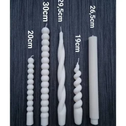 Taperkerze I Rillenkerze I Tropfkerze I Spiralkerze I Perlenkerze I Dekorative Stabkerze I Sojawachs  I Home Decor