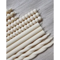 Taperkerze I Rillenkerze I Tropfkerze I Spiralkerze I Perlenkerze I Dekorative Stabkerze I Sojawachs  I Home Decor