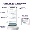 Taschengeld Karte | QrCode Geldgeschenk | Personalisiertes Geschenk für Kinder | Löwe