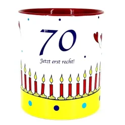 Tasse 70. Geburtstag, Geschenk zum runden Geburtstag