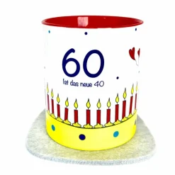 Tasse 60. Geburtstag, Geschenk für Männer und Frauen