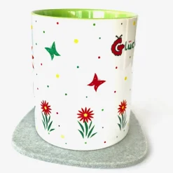 Tasse für die Cousine, hellgrün