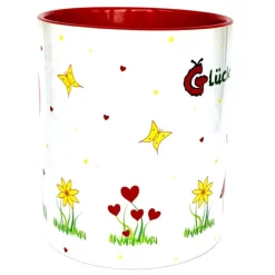 Tasse für Mama mit Spruch: Glück ist eine Mutter wie Dich zu haben, original Glückstassen aus dem Taunus