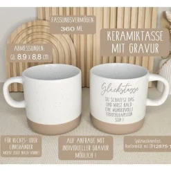 Tasse wundervoller Mensch Herz Geschenkset mit Kaffee Tee Trinkschokolade Geschenk Set