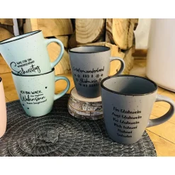 Tassen mit lustigen Sprüchen lustig Spruch Kaffeetasse Kaffeebecher Teetasse Winter Glühwein Adventszeit