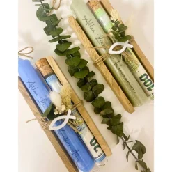 Taufe, Kommunion, Konfirmation, Geldgeschenk, Kommunionsgeschenk, Konfirmationsgeschenk, Kerze, Trockenblumen, Geschenk