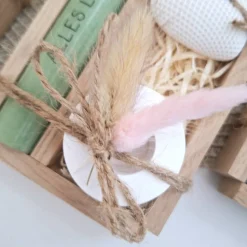 Taufe Taufgeschenk Dekoherz Kerzenhalter rund Geschenkset für Mädchen und Jungen zur heiligen Taufe Taufkerze