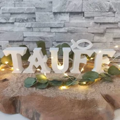 Taufe Tischdeko aus Raysin – Personalisierte Deko & Geschenkideen für Jungen & Mädchen