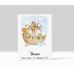 Taufgeschenk Fingerabdruckbaum Gästebuch Geburtstag, Fingerabdruck Baum