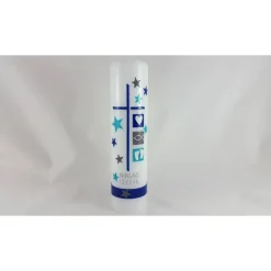 Taufkerze blau türkis