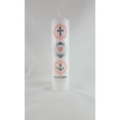 Taufkerze Glaube Liebe Hoffnung