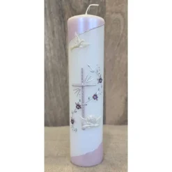 Taufkerze holografisch 25x6