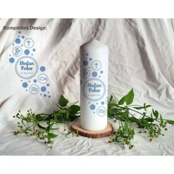 Taufkerze Kreise Stumpe