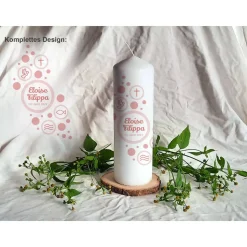 Taufkerze Kreise Stumpe