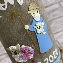 Taufkerze Rustik Hirte