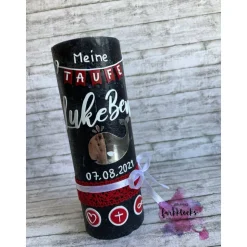 Taufkerze Rustik Junge Wal