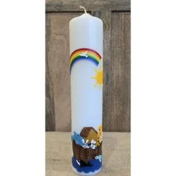 Taufkerze 30x6 - "Arche-Noah 1"