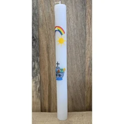 Taufkerze 40x4 -  "Arche-Noah 3"