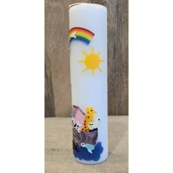 Taufkerze 25x6 - "Arche-Noah 1"