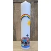 Taufkerze 30x6 - "Arche-Noah 3"