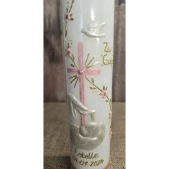 Taufkerze 30x6 - Baby - Personalisierbar - in zwei Variationen