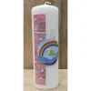 Taufkerze 25x8 - Fisch und Regenbogen -