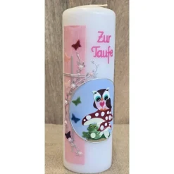 Taufkerze 25x8 - Holografisch -