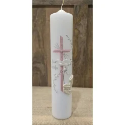 Taufkerze 30x6 - Irisierend - In verschiedenen Farben -