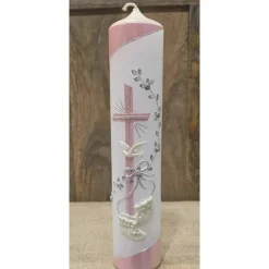 Taufkerze 30x6 - Irisierend - In verschiedenen Farben