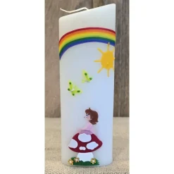 Taufkerze 20x6 - "Mädchen"